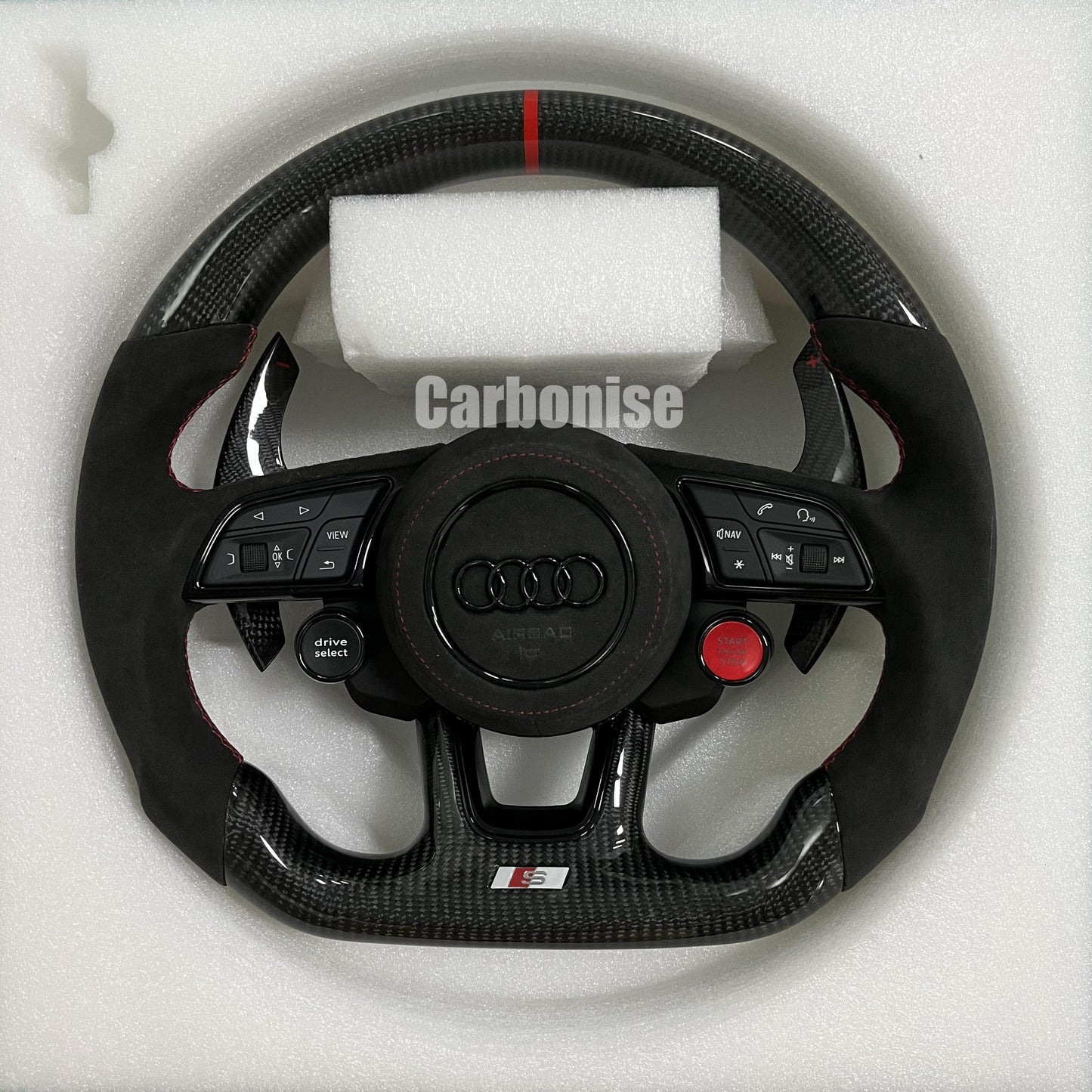 Audi Steering Wheel (Carbon Fiber +Alcantara) #08