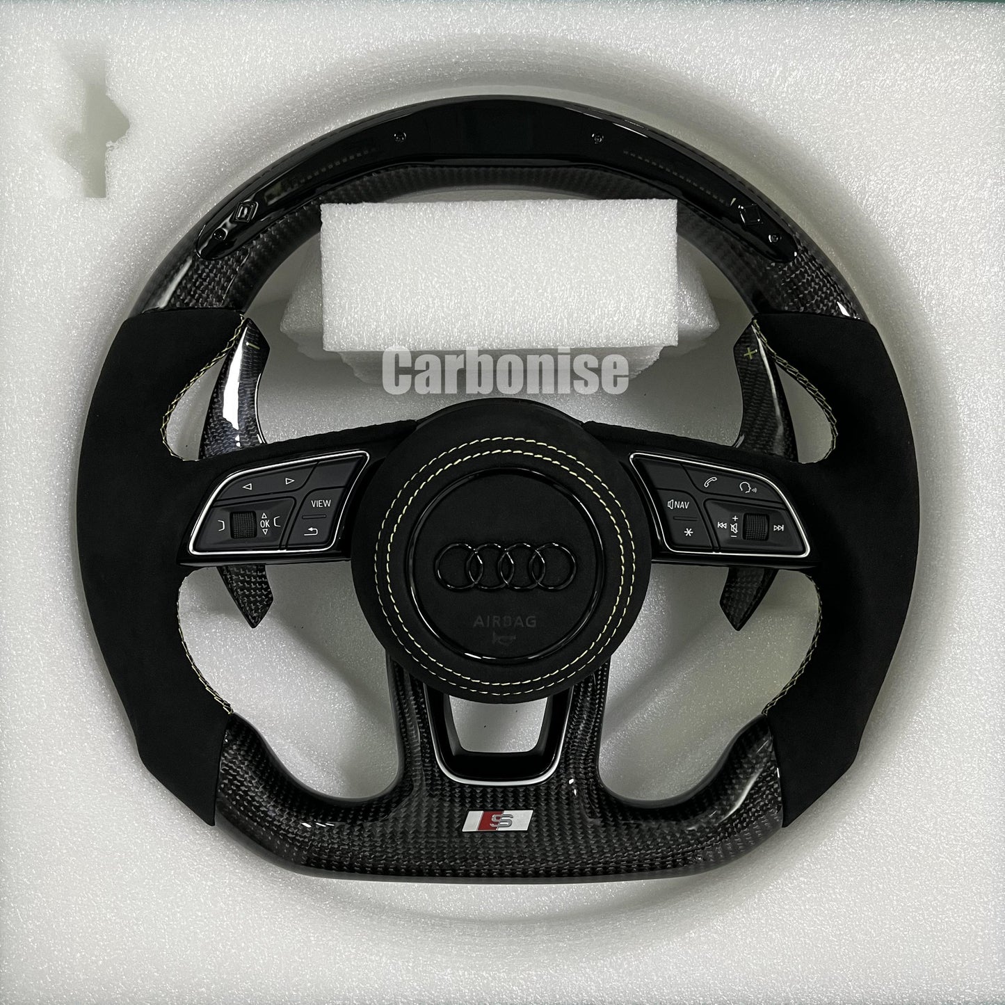 Audi Steering Wheel (Carbon Fiber +Alcantara) #10