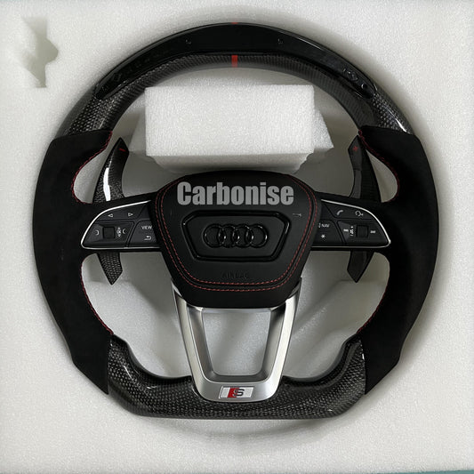 Audi Steering Wheel   (Carbon Fiber +Alcantara) #21