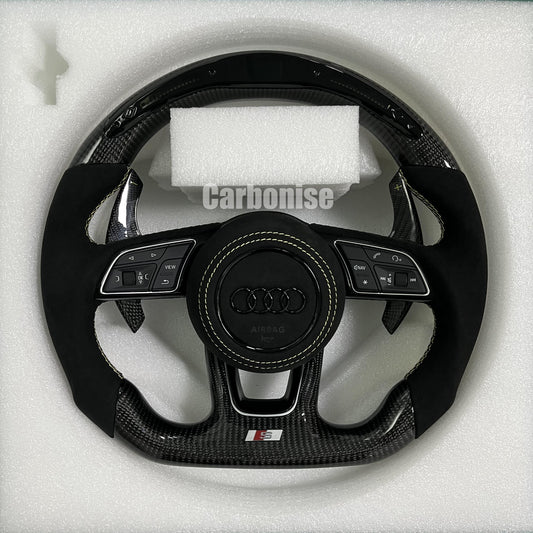 Audi Steering Wheel   (Carbon Fiber +Alcantara) #10