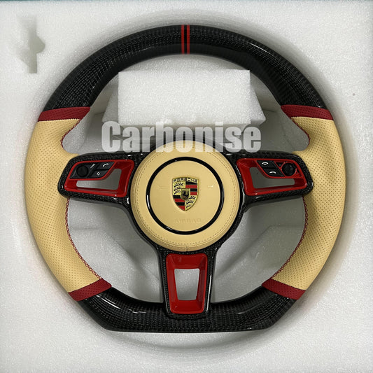 Porsche Carbon Fiber Steering Wheel