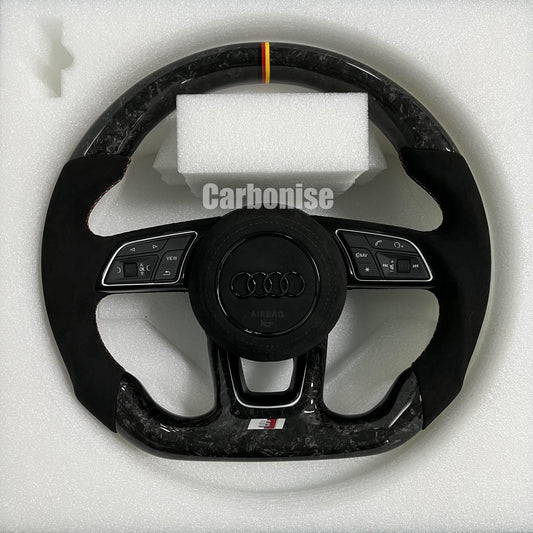 Audi Steering Wheel   (Forged Carbon Fiber +Alcantara) #15