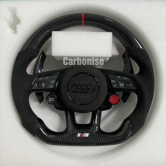 Audi Steering Wheel   (Carbon Fiber +Alcantara) #16