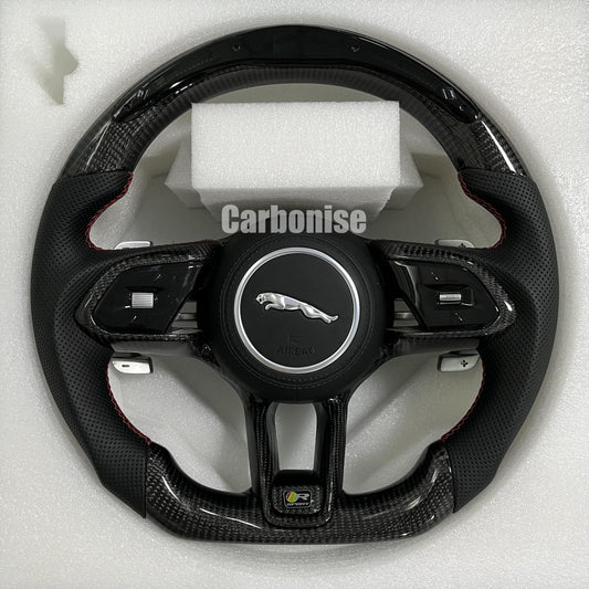 Jaguar Carbon Fiber Steering Wheel