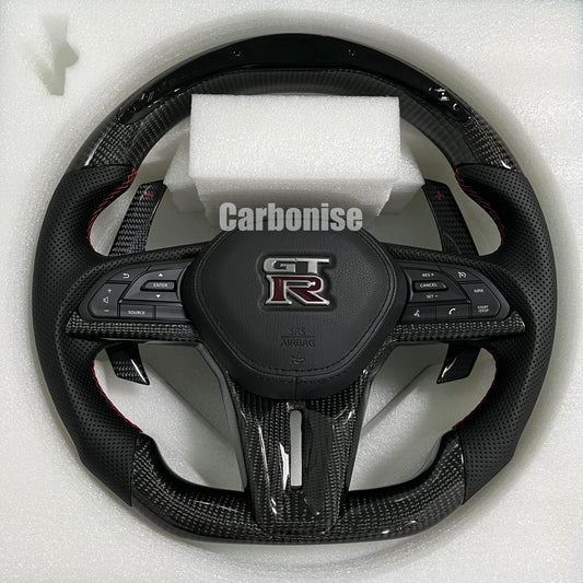 Nissan GTR Carbon Fiber Steering Wheel