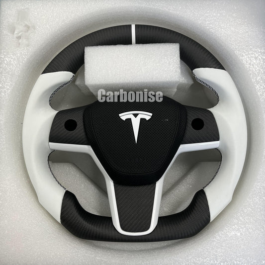 Tesla Carbon Fiber Steering Wheel