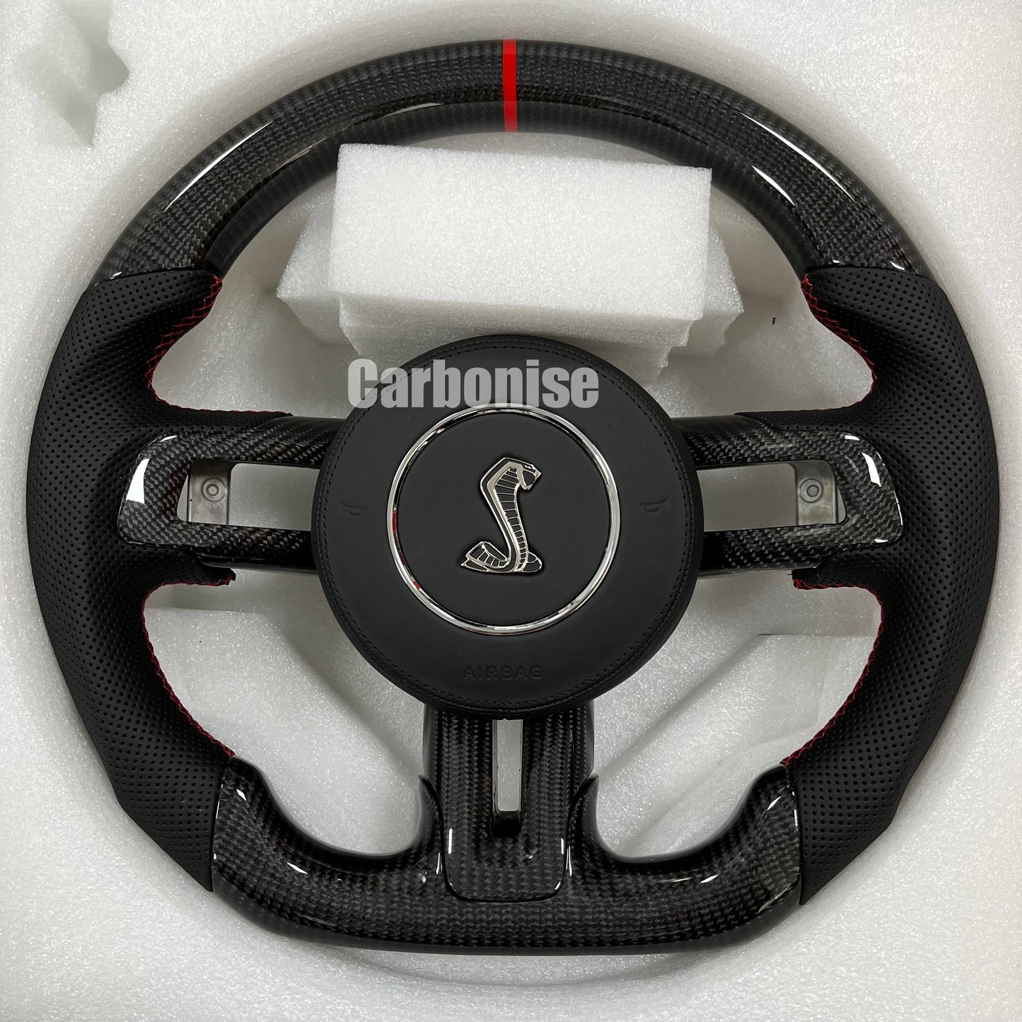 Mustang Carbon Fiber Steering Wheel