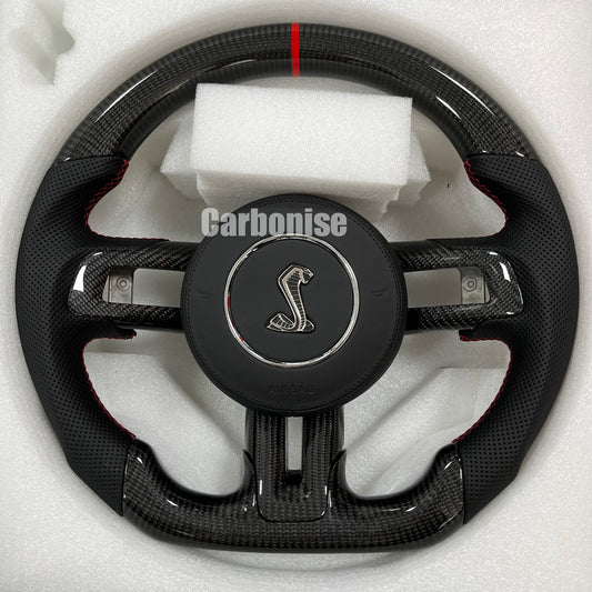 Mustang Carbon Fiber Steering Wheel
